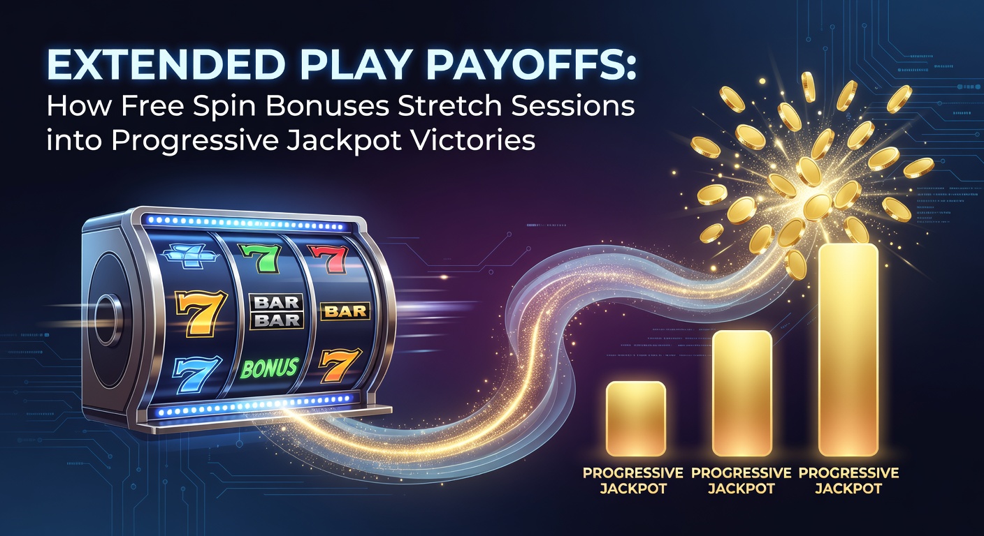 Vibrant slot machine screen displaying cascading free spins activating a progressive jackpot meter climbing rapidly