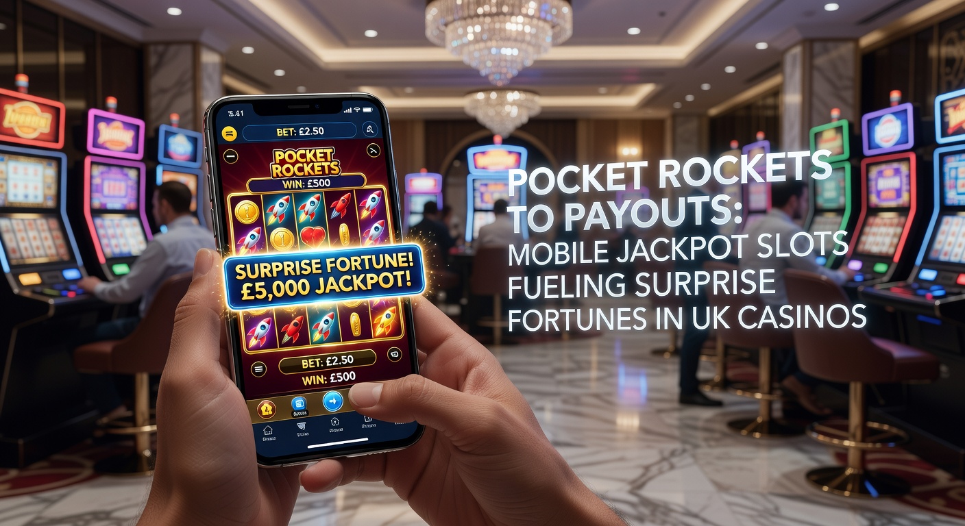 Close-up of hands holding a smartphone with a progressive slot jackpot meter overflowing at millions, surrounded by casino app icons and win notifications